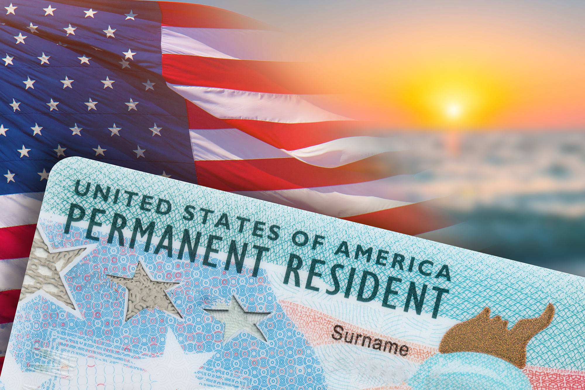 Green Card. US Permanent resident card. Immigration to USA. Elec Green Card. US Permanent resident card. Immigration to USA. Elec